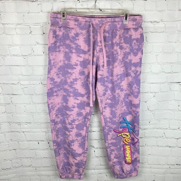 The Hype House TikTok Purple and Pink Sweatpants Size Medium - Picture 1 of 7